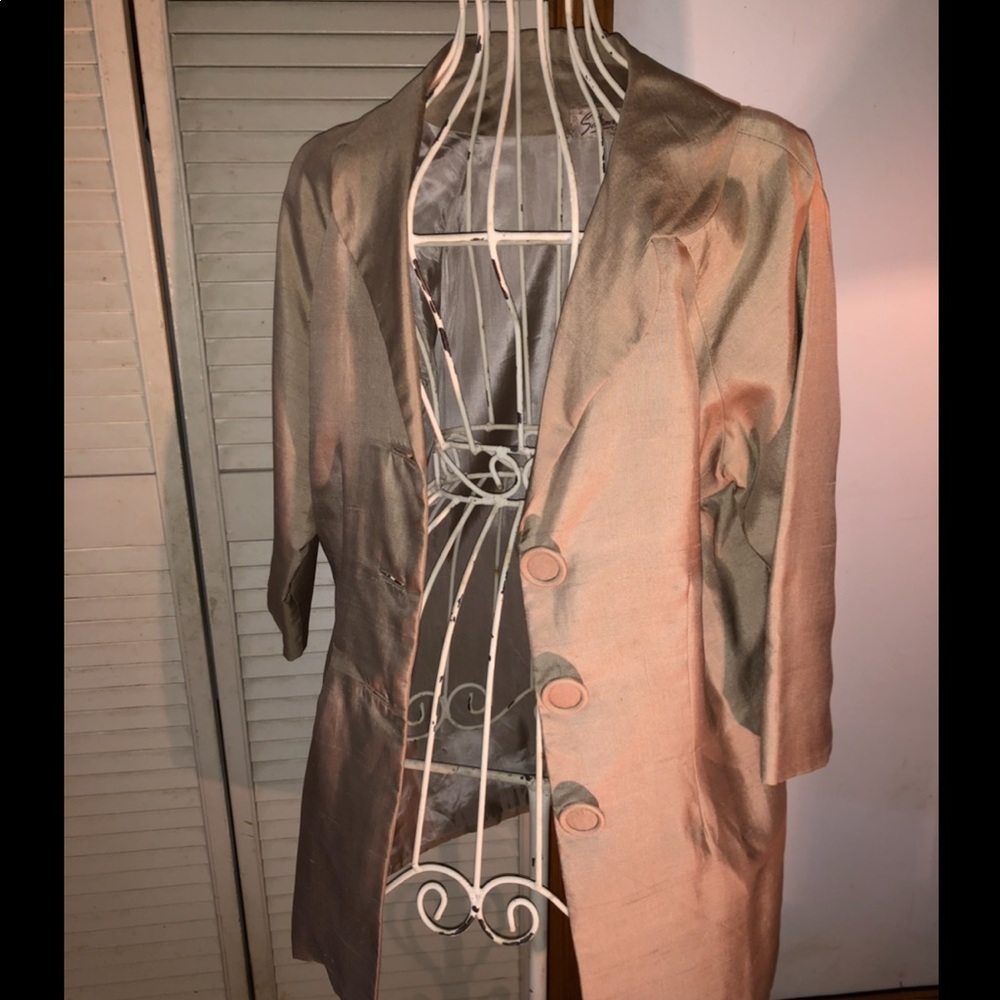 Vintage “Sakowitz” Linen Dress Jacket